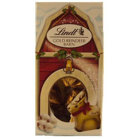 Lindt Gold Reindeer Barn