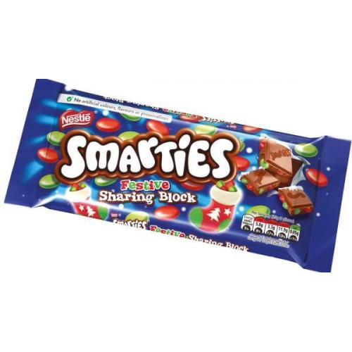 Smarties Festive Block