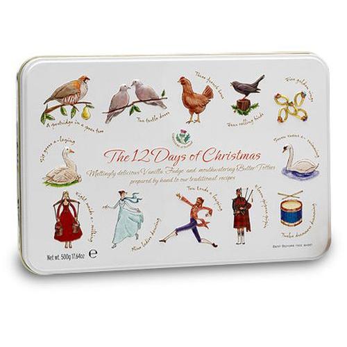 12 Days Of Christmas' Vanilla Fudge X250G/Butter Toffee X250G