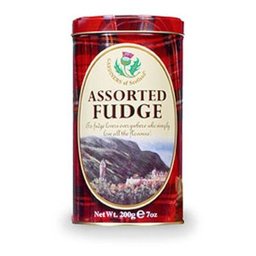 Oval Tin 12 X  Asst.Fudge (Sporran)