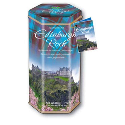 Oval Tin 12 X  Edinburgh Rock (ED Castle)