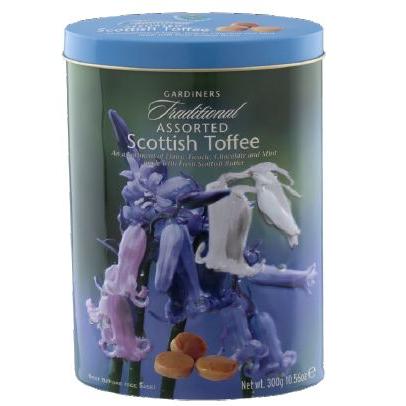 Toffee Tin Luxury Scottish Asst Tofees