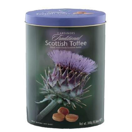 Toffee Tin Luxury Scottish Thistle (Plain)