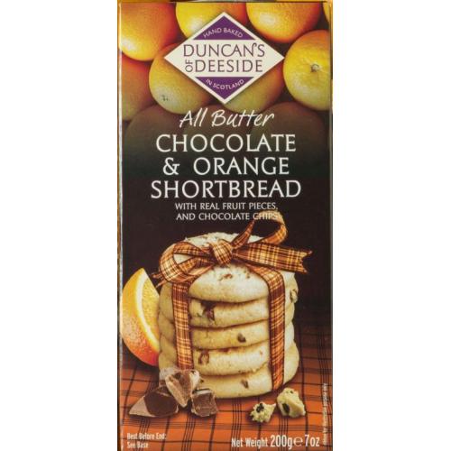 Duncan's Duncans Shortbread - All Butter Orange & Chocolate Chip