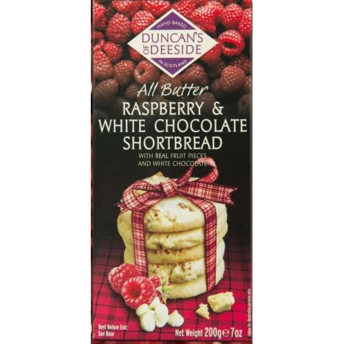 Duncan's Duncans Shortbread - All Butter Raspberry & White Chocolate Chip