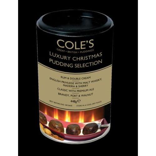 Luxury Christmas Pudding Selection 3Pk