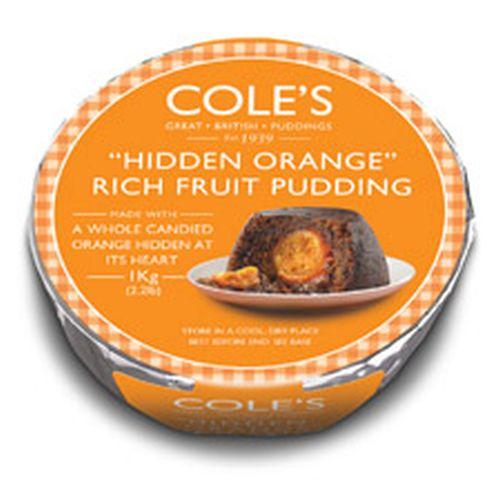 Hidden Orange Rich Fruit Pudding