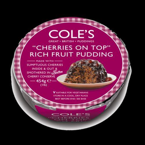 Cherries On Top Rich Fruit Pudding