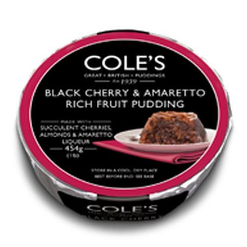 Black Cherry and Amaretto Rich Fruit Pudding