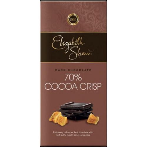 70% DARK COCOA CRISP BAR