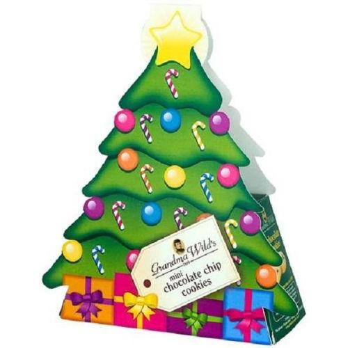 Christmas Tree Box (Mini Choc Chip Cookies)