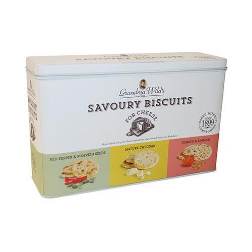 Savoury Biscuits for Cheese, Tin