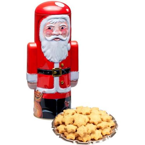 Santa Tin (Mini Shortbread Stars)