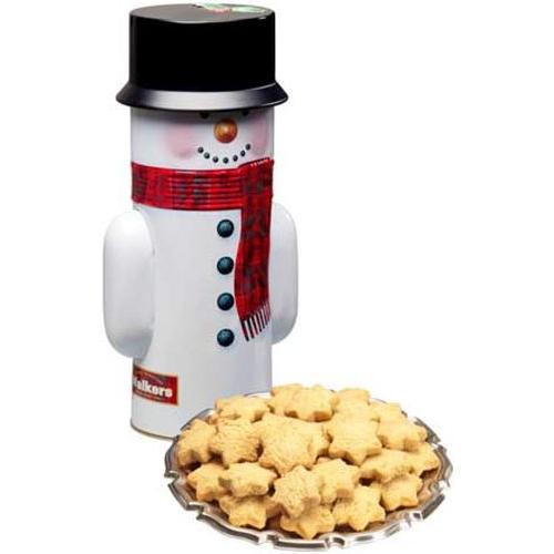 Snowman Tin (Mini Shortbread Stars)