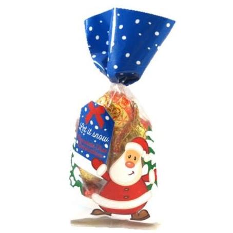 Santa And Snowman Bag of Tree Decs