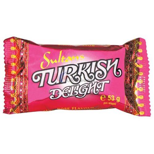 Sultans Milk Chocolate Rose Turkish Delight Bars 36 x