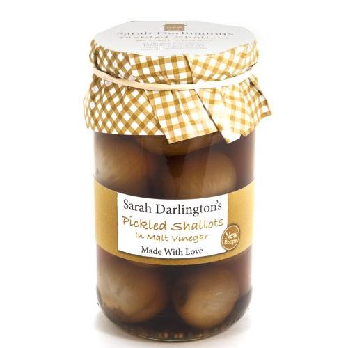 Mrs Darlington Pickled Shallots in Malt Vinegar 6 x 439g