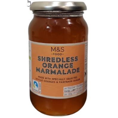 M&S Sweet Orange Marmalade No Peel - Shredless