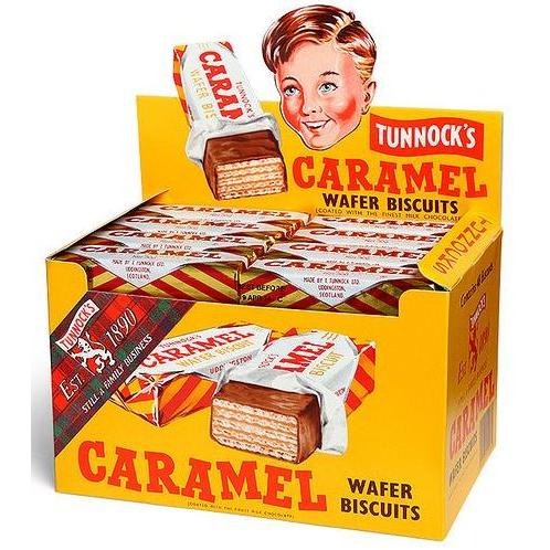 Caramel Wafers Display Case