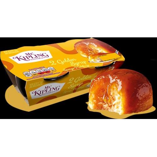 Mr. Kipling Cakes Golden Syrup Sponge Pudding 4 x 2 x 108g