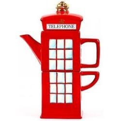 Telephone Box Tea For One Teapot