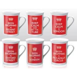 Keep Calm.......... Ceramic Mugs 6 Asst