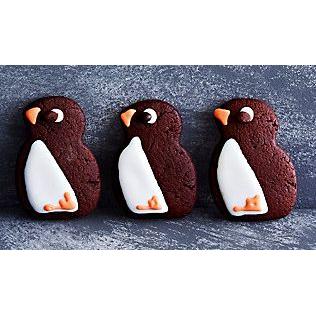 Mini Iced Penguin Biscuits