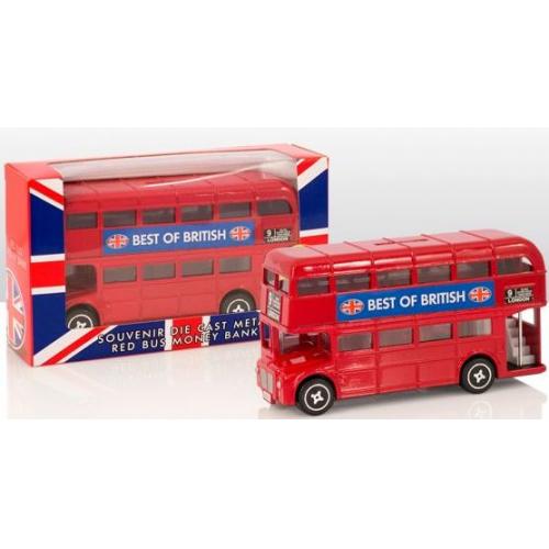 T - Money Box - Die Cast London Bus