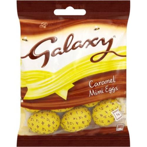 GALAXY CHOCOLATE CARAMEL MINI EGGS BAG