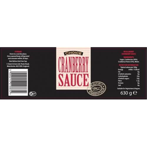 Mrs Darlington Cranberry Sauce 6 x 200g