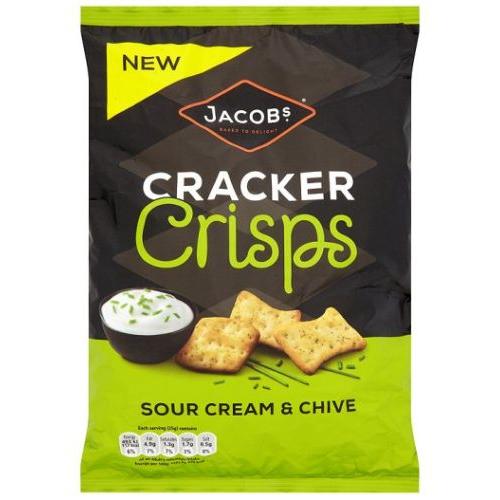Cracker Crisps Sour Cream & Chive