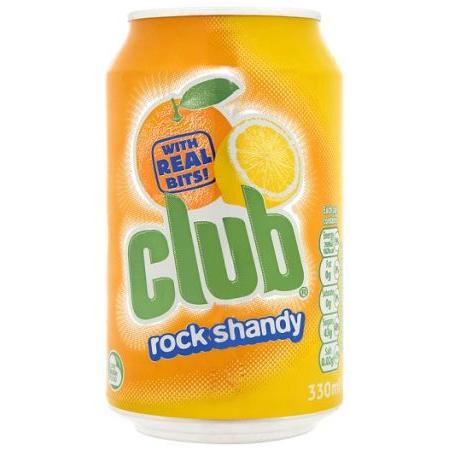 Club Rock Shandy Cans