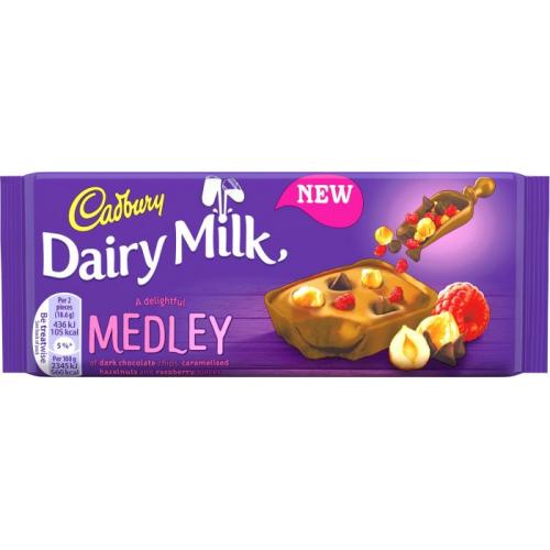 Dairy Milk Medley Fruit & Raspberry