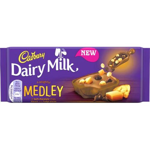 Dairy Milk Medley Caramel Fudge