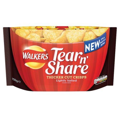 Walkers Tear & Share Lightly Salted