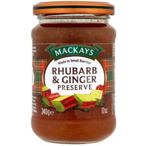 Mrs Bridges Rhubarb & Ginger Preserve 16x113gm.