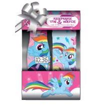 Gift Tin & Watch - My Little Pony (3X10Gm Milk Chocolate Bars)