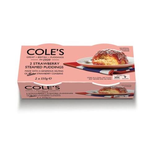 Strawberry Steamed Pudding Twin Pack