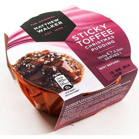 Sticky Toffee Christmas Pudding