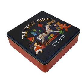 Square Rocking Horse Toy Shop Tin (Butter Shortbread Petticoat Tails)