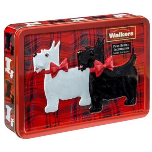 Scottie Dog Rectangular Tin