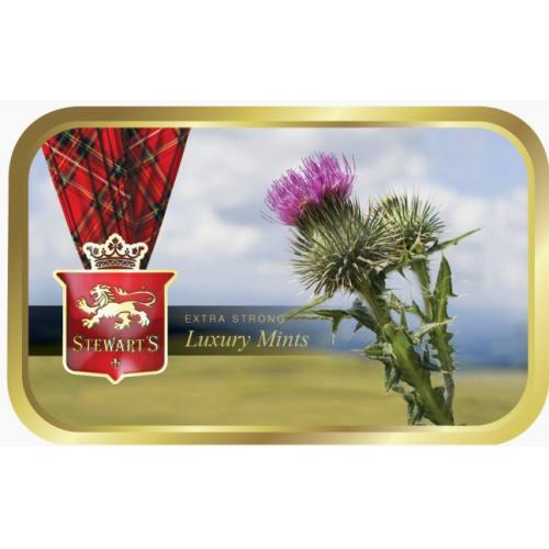 Stewarts Mints Tartan Collection - Flower of Scotland 12 x 40g