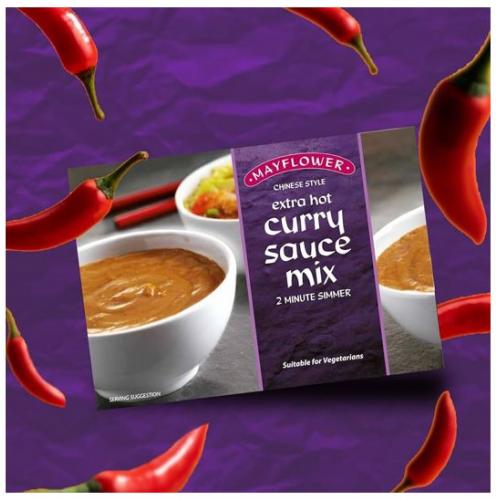 Mayflower Chinese Curry Sauce Mix Extra Hot  107520