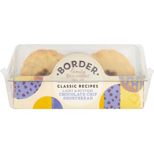 Border Chocolate Chip Shortbread Rings